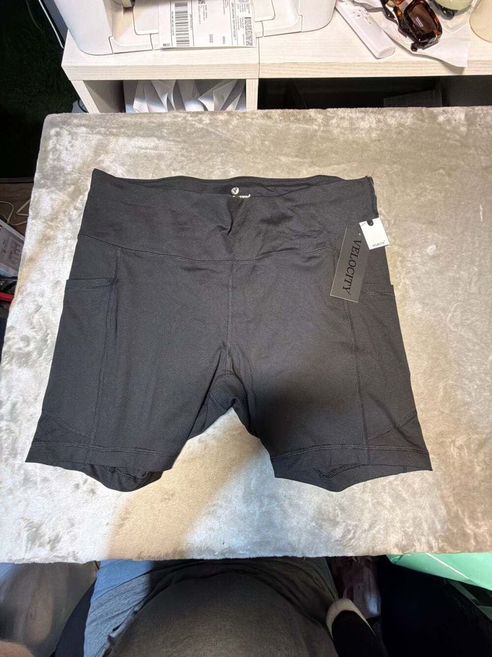 Velocity Active Stretch Serena 7 Inch Short Black 3X